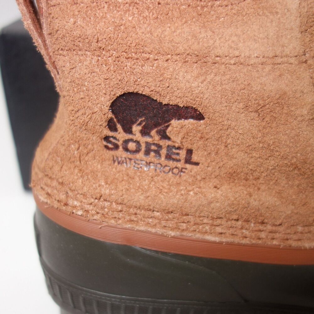 NEW Sorel Men's Size 8 Cheyanne II Lace Up Duck Boots WP Insulated Brown - Picture 6 of 12